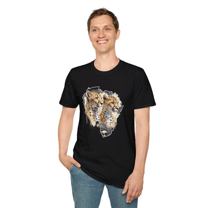 Africa Cheetahs - Adult Heavy Cotton T-shirt