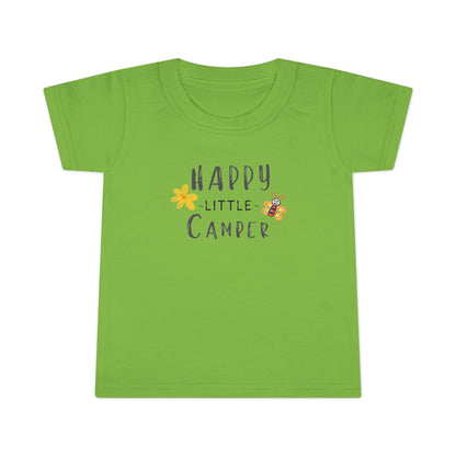 Happy Little Camper Flower & Butterfly - Toddler T-shirt