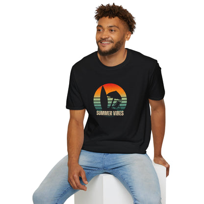 Retro Summer Vibes - Adult Heavy Cotton Tee