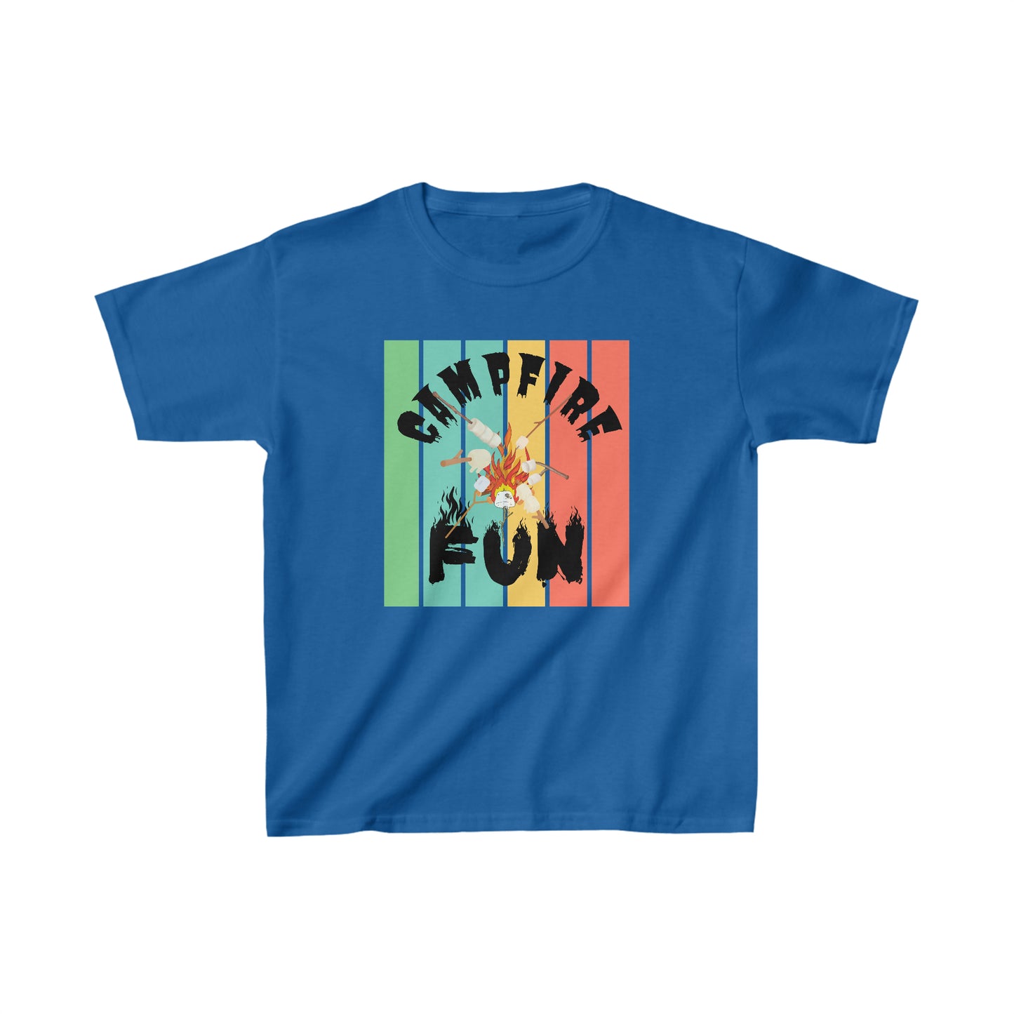 Campfire Fun - Kids Heavy Cotton Tee