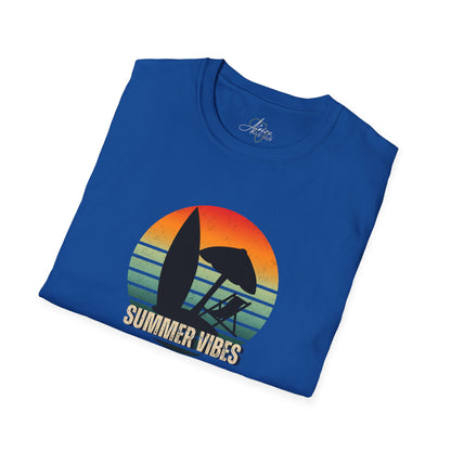 Retro Summer Vibes - Adult Heavy Cotton Tee