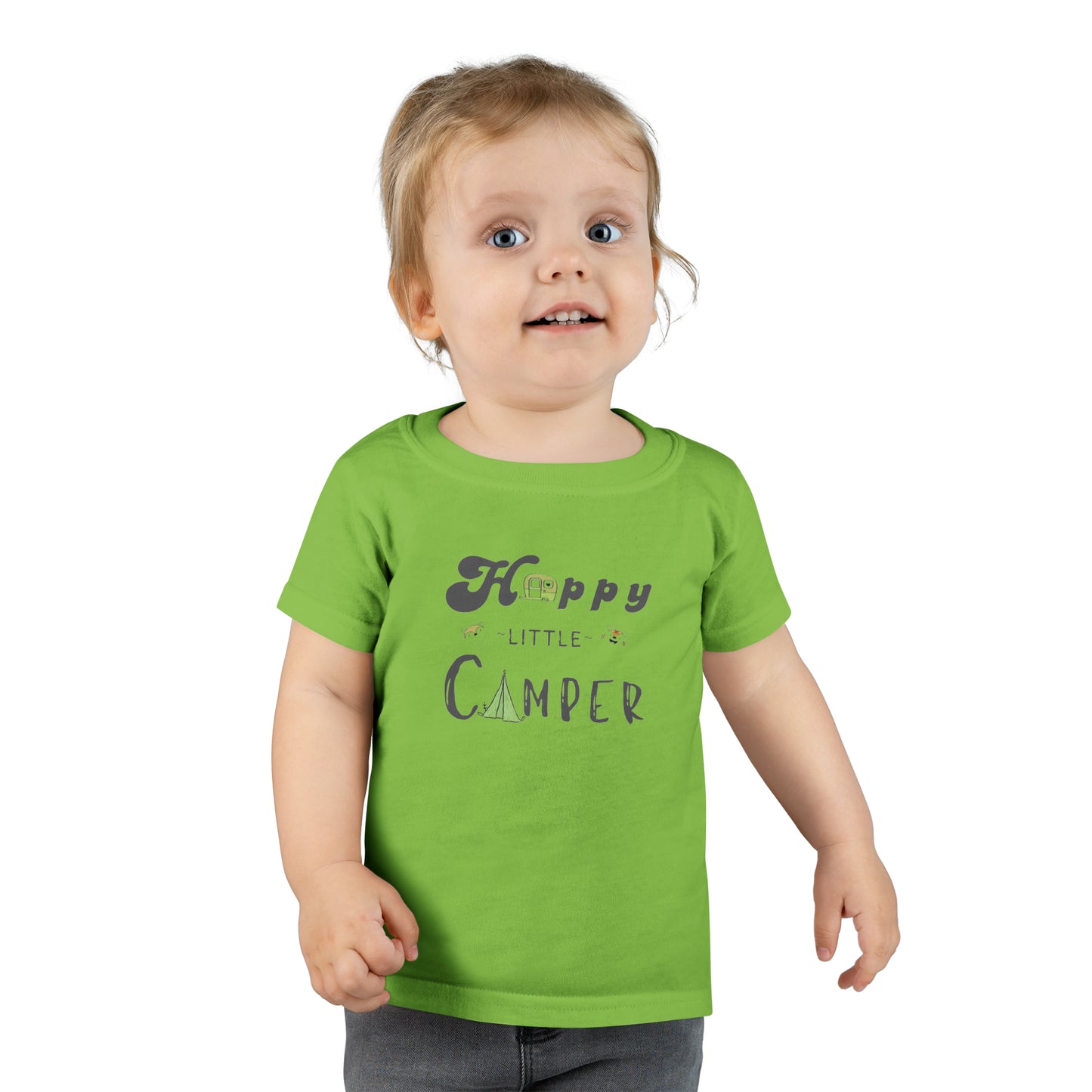 Happy Little Camper Animals - Toddler T-shirt