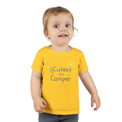 Cutest Little Camper Sunshine & Trees - Toddler T-shirt