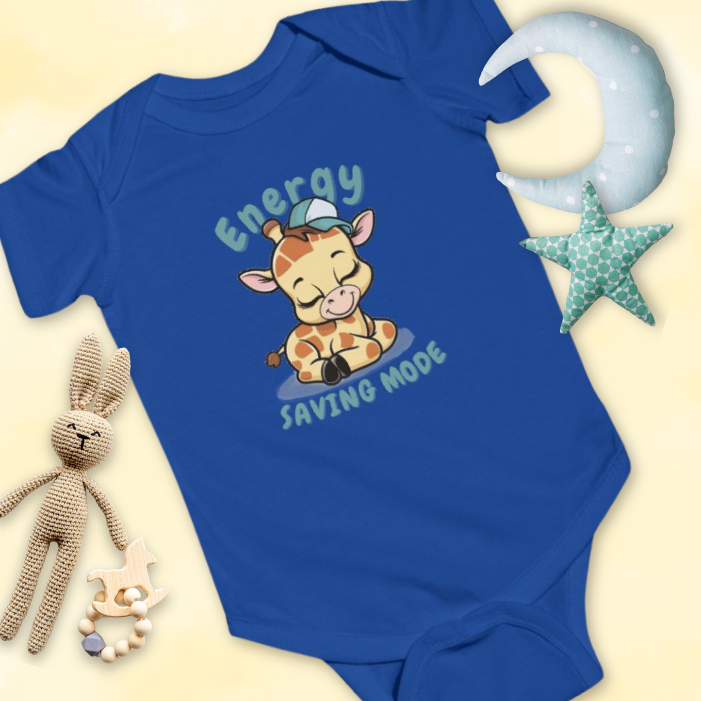 Energy Saving Giraffe with Cap - Infant Bodysuit
