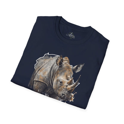 Africa Rhino  - Adult Heavy Cotton Tee