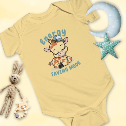 Energy Saving Giraffe with Cap - Infant Bodysuit
