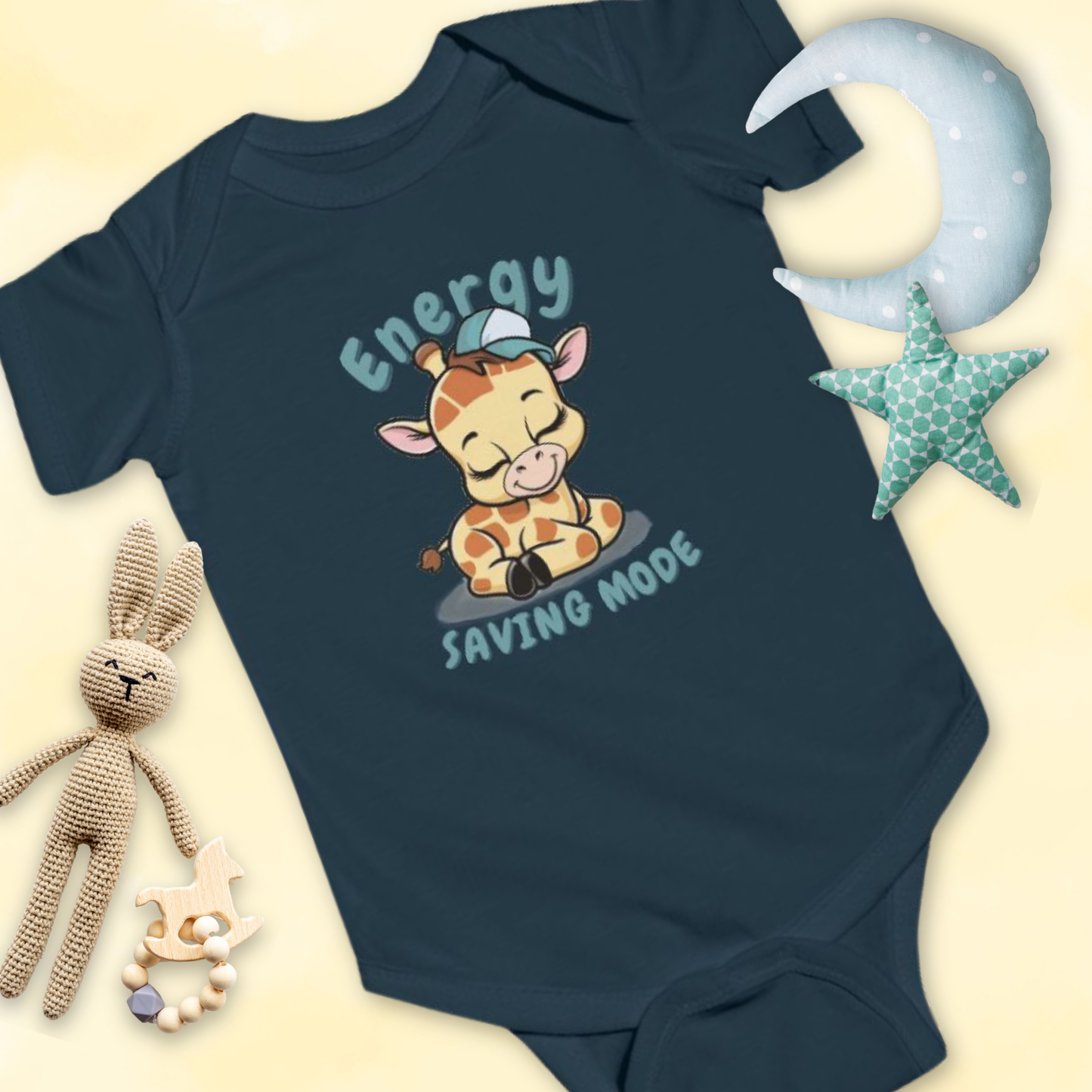 Energy Saving Giraffe with Cap - Infant Bodysuit