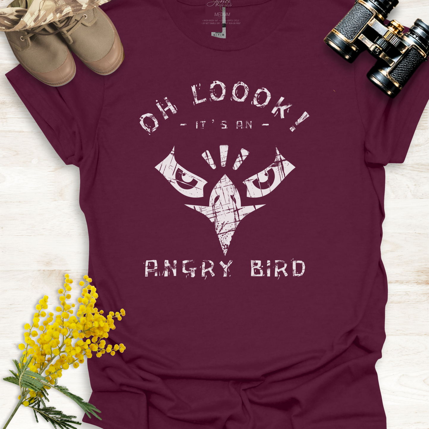 Angry Bird - Wildlife Adult T-shirt  🦔