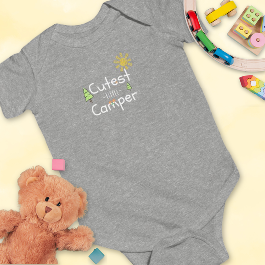 Cutest Little Camper Sunshine & Trees - Infant Bodysuit