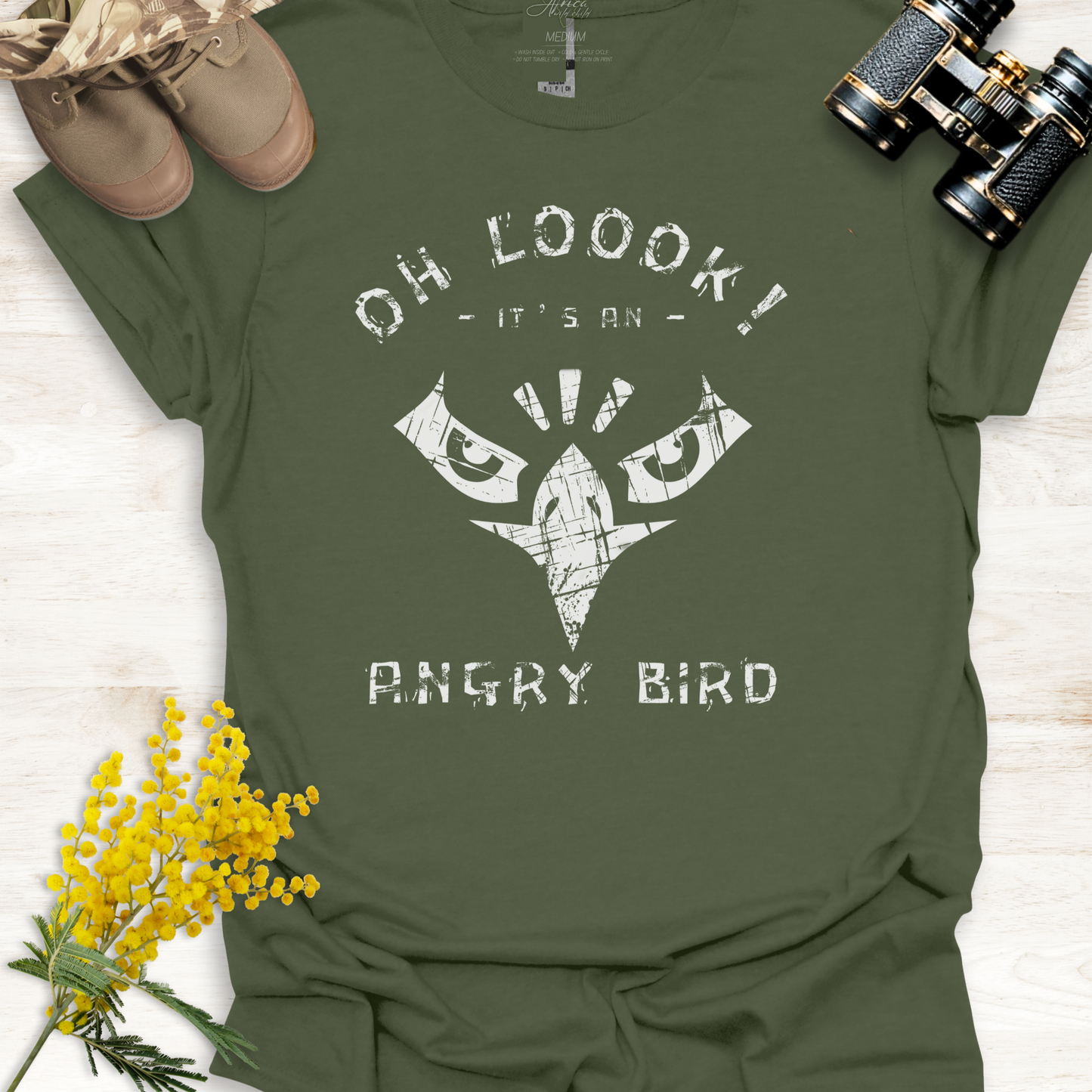 Angry Bird - Wildlife Adult T-shirt  🦔