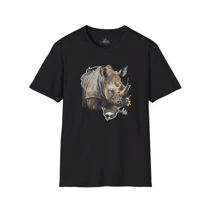 Africa Rhino  - Adult Heavy Cotton Tee