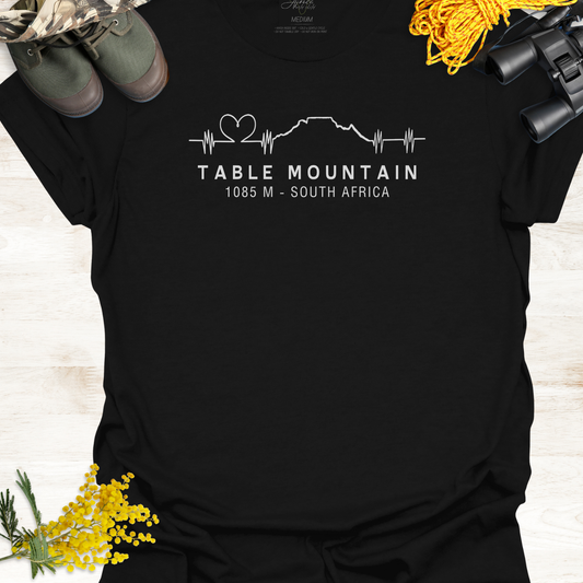 Table Mountain Heart Beat - Adult T-Shirt