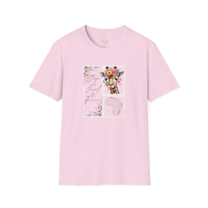 Smell the Flowers - Adult  Heavy Cotton Tee