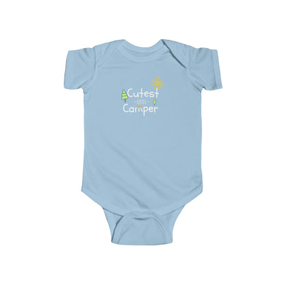 Cutest Little Camper Sunshine & Trees - Infant Fine Jersey Bodysuit