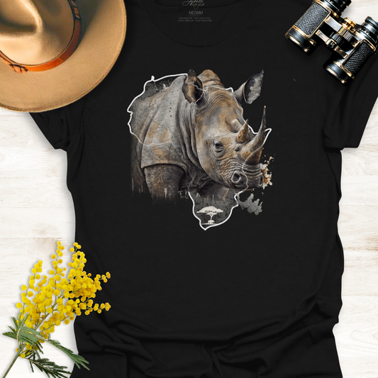 Africa Rhino  - Adult T-Shirt