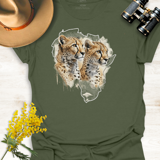 Africa Cheetahs - Adult T-Shirt