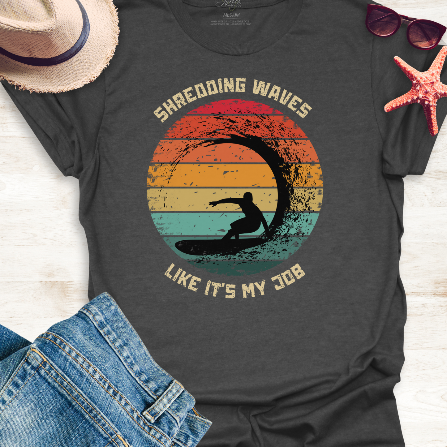 Surfing's My Job  - Surfing T-Shirt