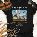 Funny Camping T-Shirt - Donating Blood
