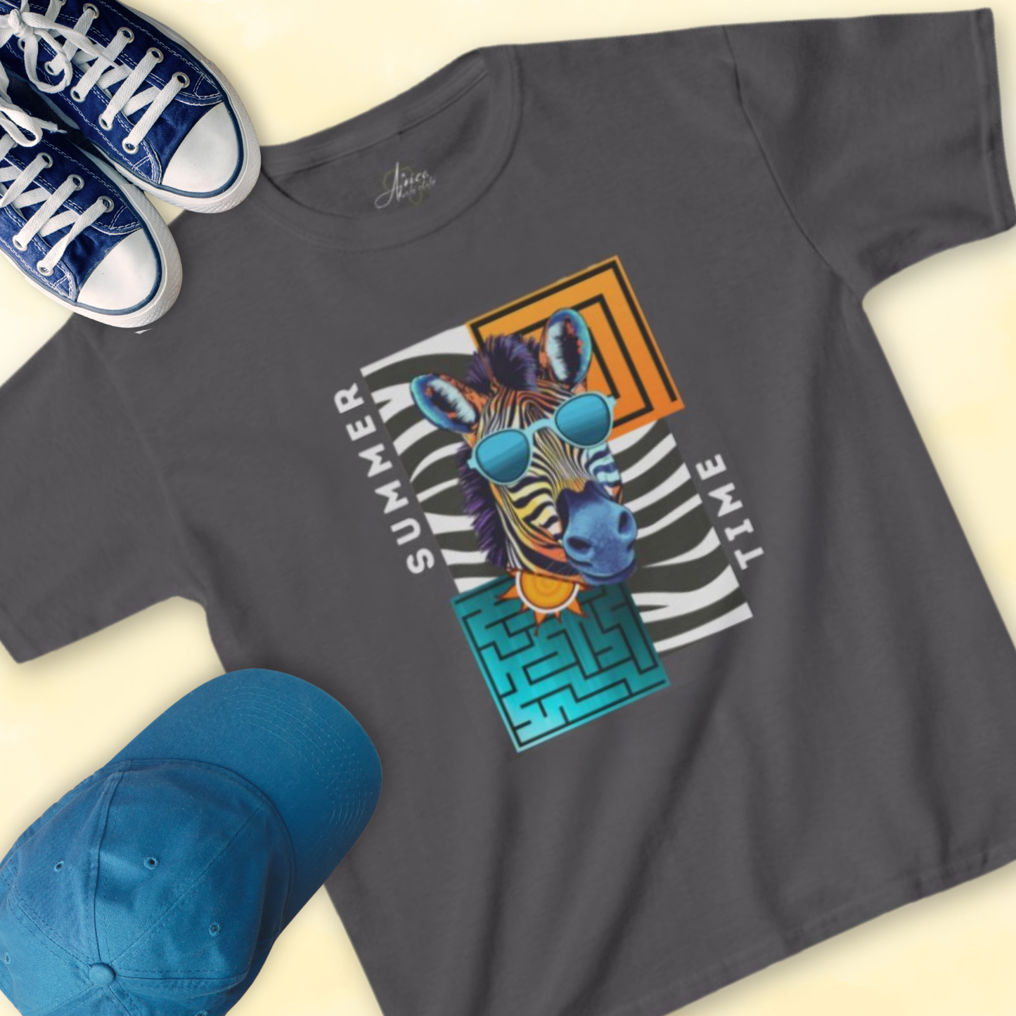 Cool Zebra - Kids Tee