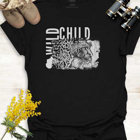 Leopard Wild Child - Adult T-Shirt
