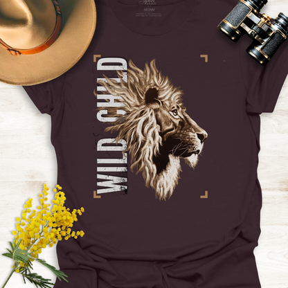Lion Wild Child Wildlife T-Shirt 🦨