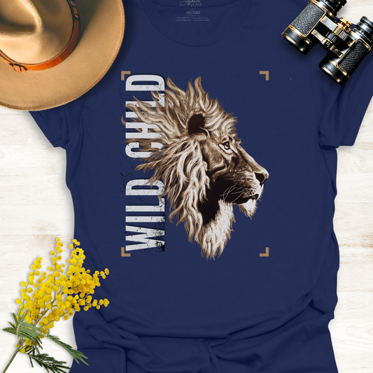 Lion Wild Child -  Adult T-Shirt