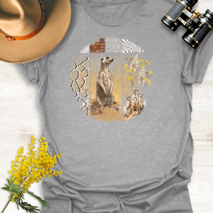 Meerkat Wildlife T-Shirt 🐈