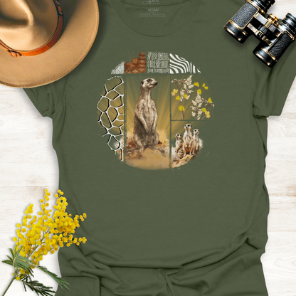 Meerkat Wildlife T-Shirt 🐈