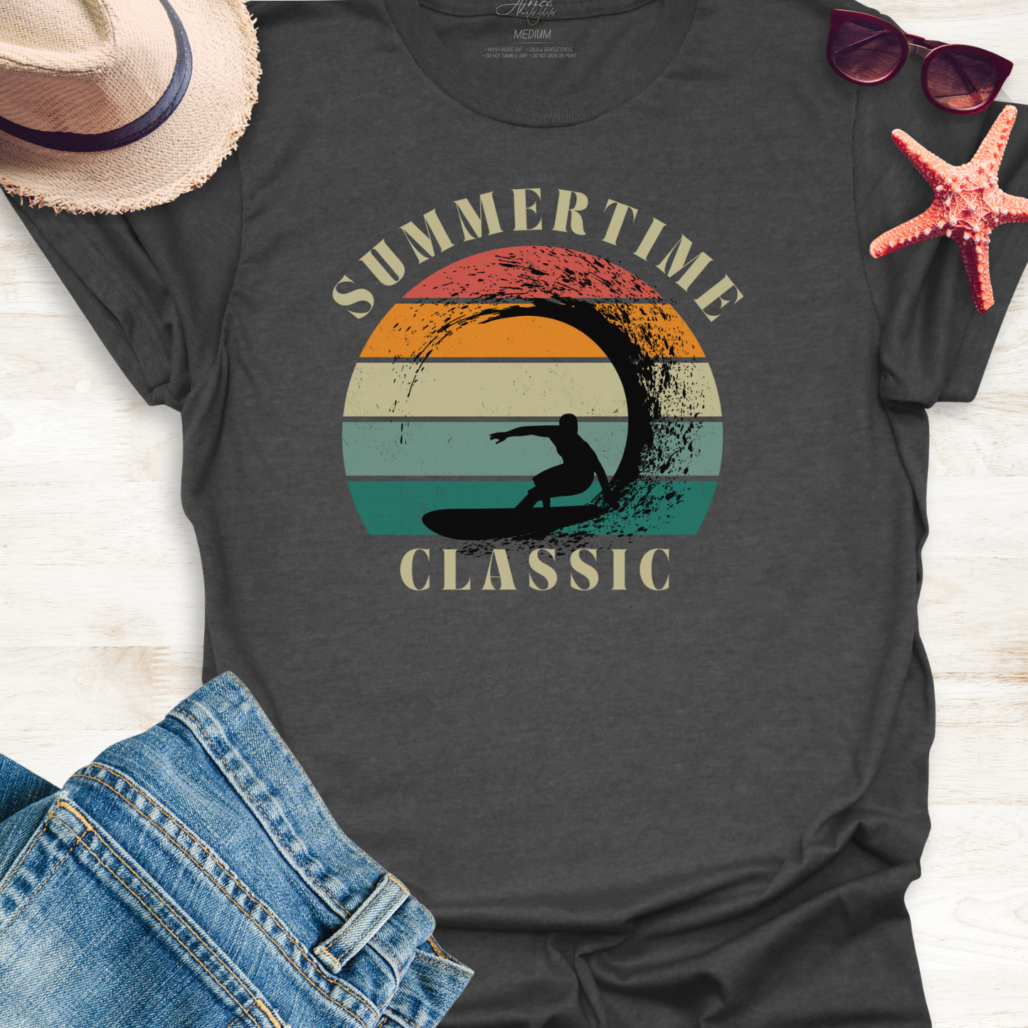 Surfing T-Shirt - Summertime Classic