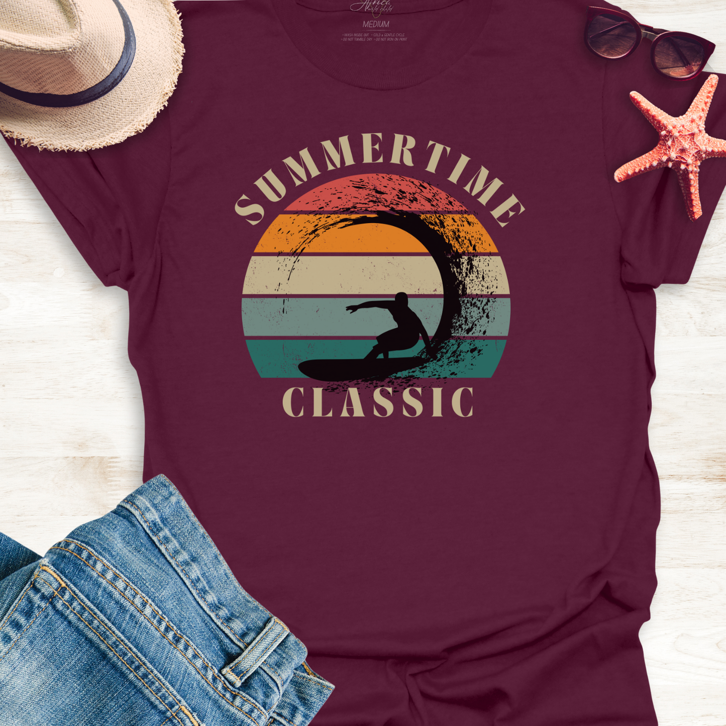 Surfing T-Shirt - Summertime Classic