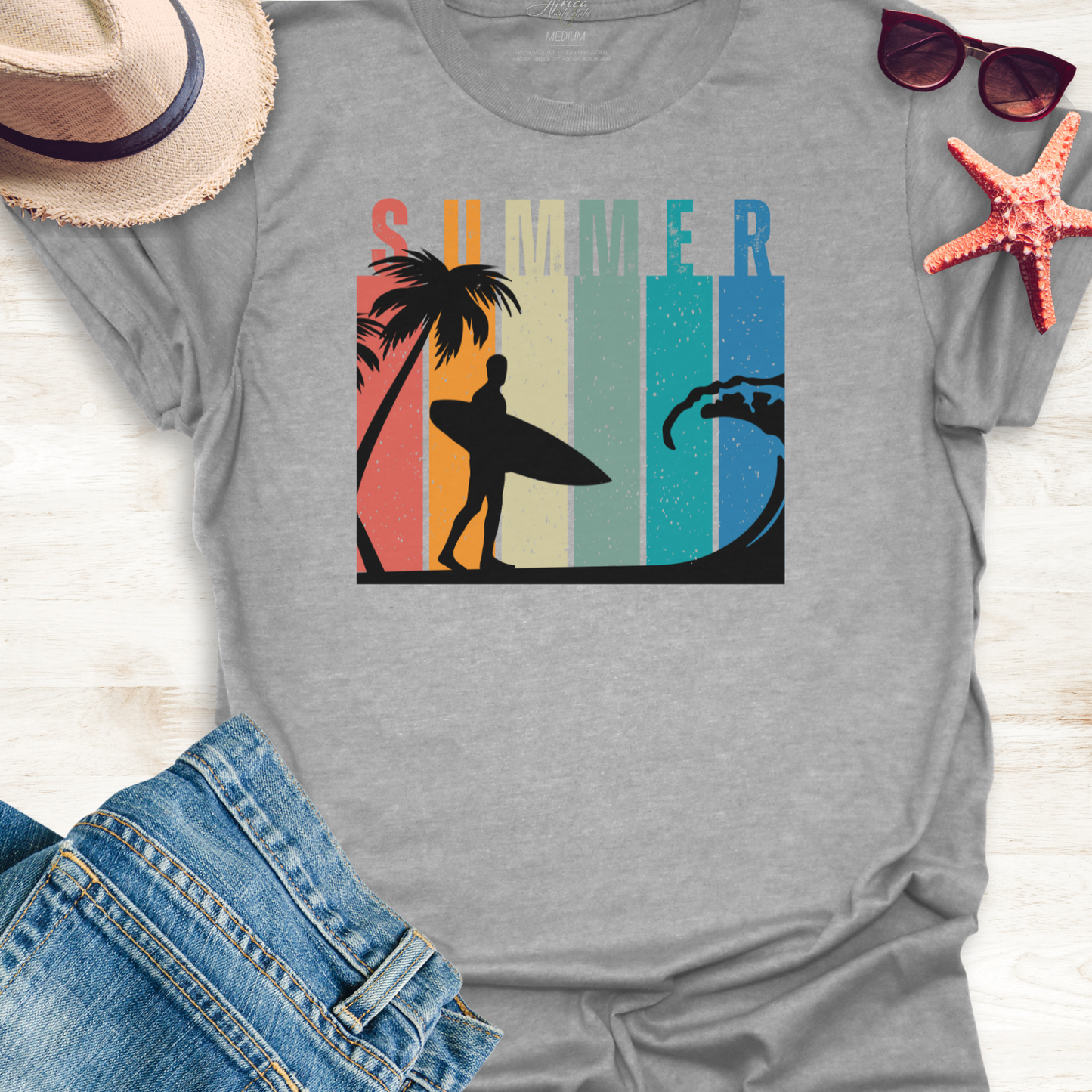 Summer Surf  - Surfing T-Shirt