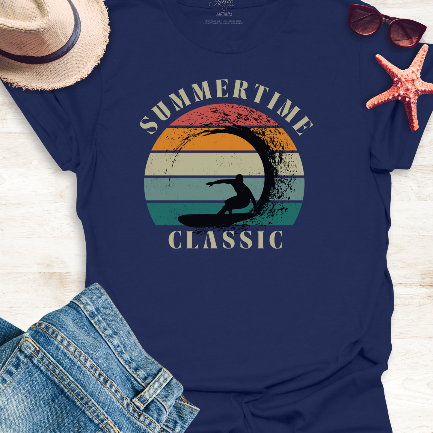 Surfing T-Shirt - Summertime Classic