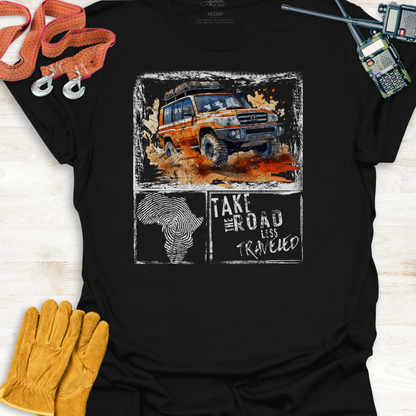 4x4 Adventure T-Shirt - Road Less Traveled