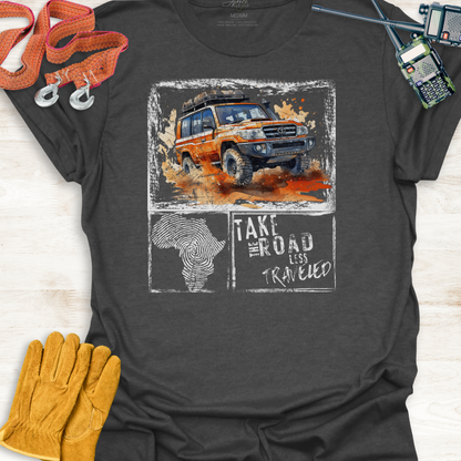 4x4 Adventure T-Shirt - Road Less Traveled