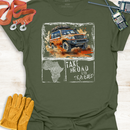 4x4 Adventure T-Shirt - Road Less Traveled