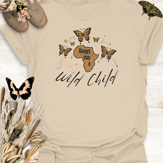 Wild Child Butterflies - Adult T-Shirt
