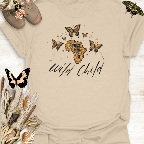 Wild Child Butterflies - Adult T-Shirt